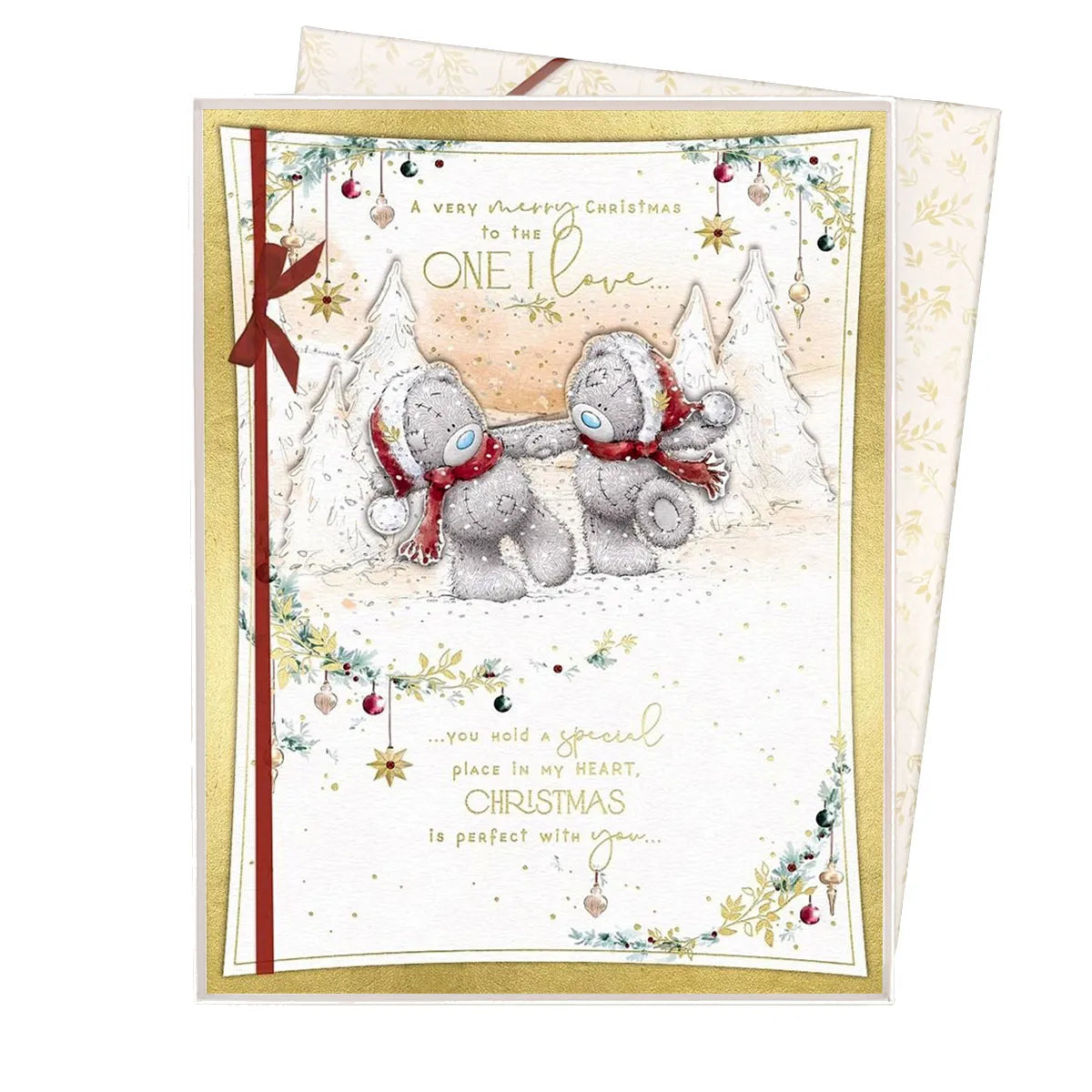 One I Love Me to You Bear Boxed Christmas Card