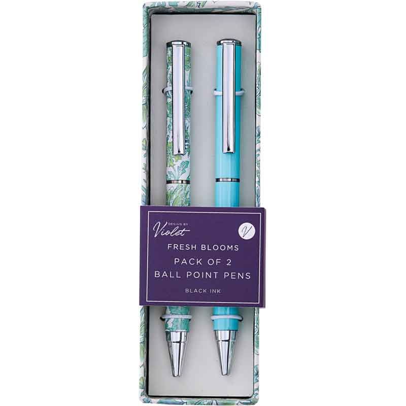 2pk Pens Fresh Blooms