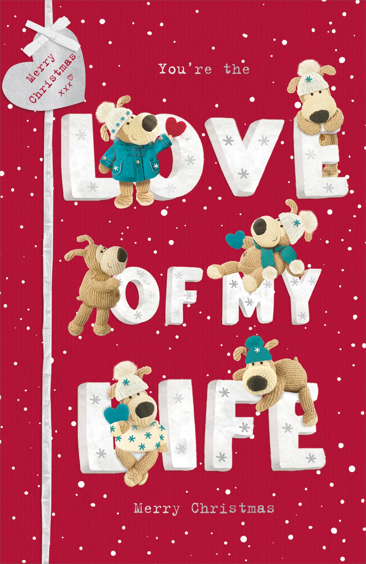 One I Love Love of My Life Christmas Card