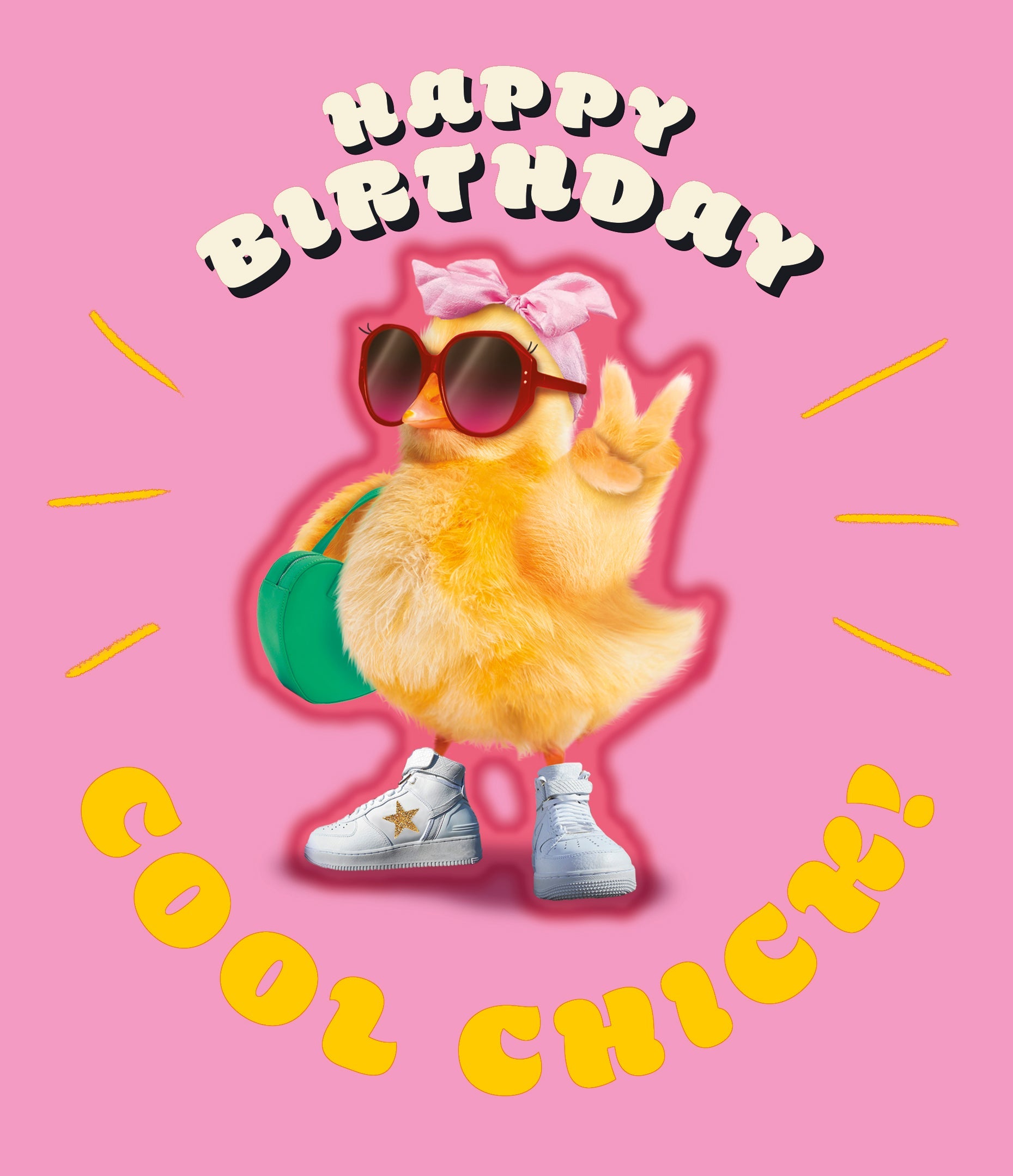 Cool Chick Happy Birthday Girl