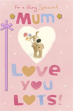 Mum Boofle Love you Lots Mother's day Card