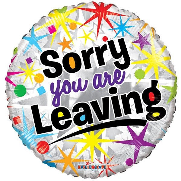Sorry You´re Leaving 18" Foil Balloon