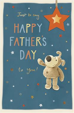 Just to Say Boofle Father's Day Card