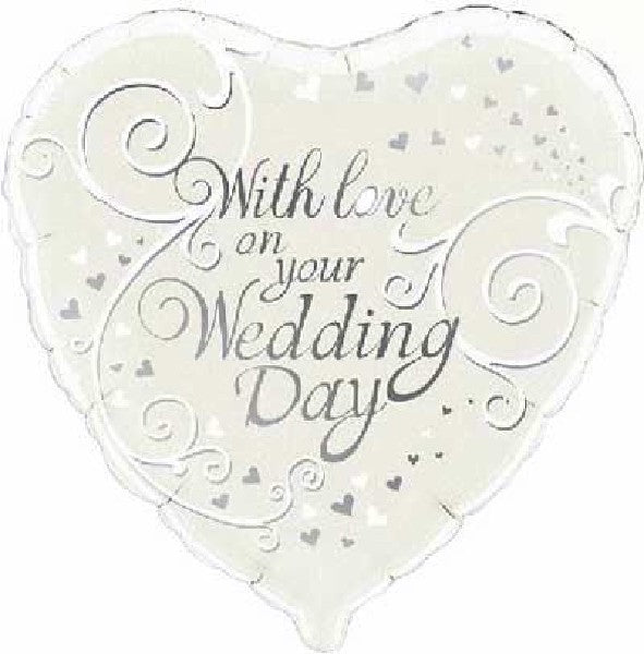 Wedding Day 18" Foil Balloon