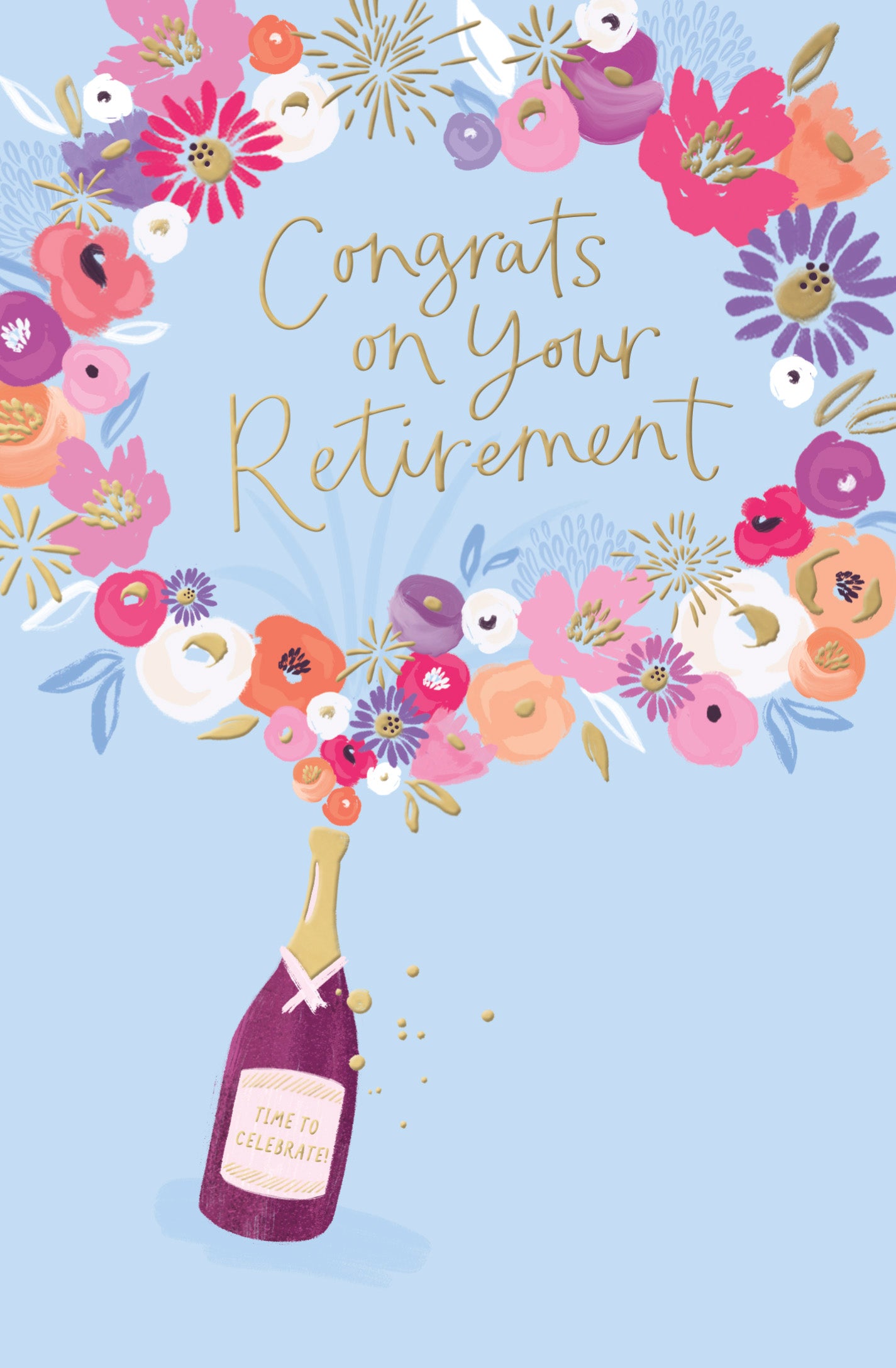 Retirement Card Champagne
