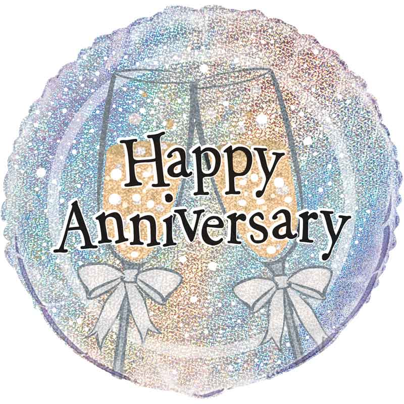 Happy Anniversary 18" Foil Balloon