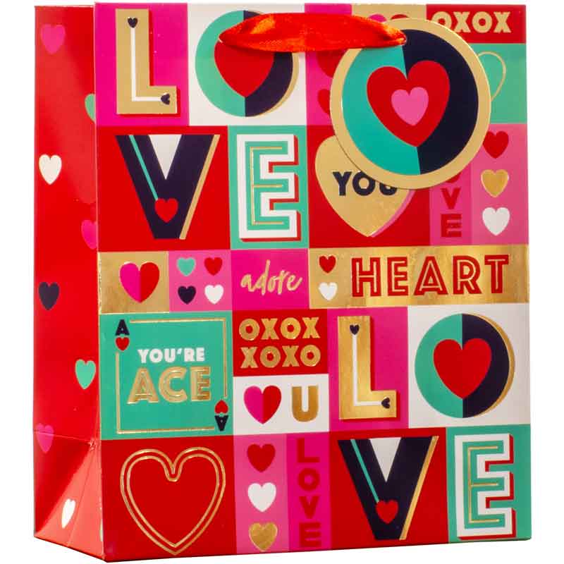 Valentine's Gift Bag Large - XOXO Love