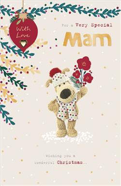 Mam Boofle Festive Christmas Card