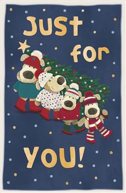 Boofle Just for You Christmas Card