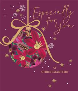 Especially for You Christmas Bauble Card