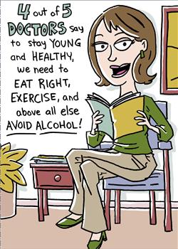 Happy Birthday Card - 4 out of 5 Doctors