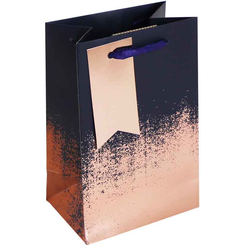 Perfume Gift Bag Navy Copper