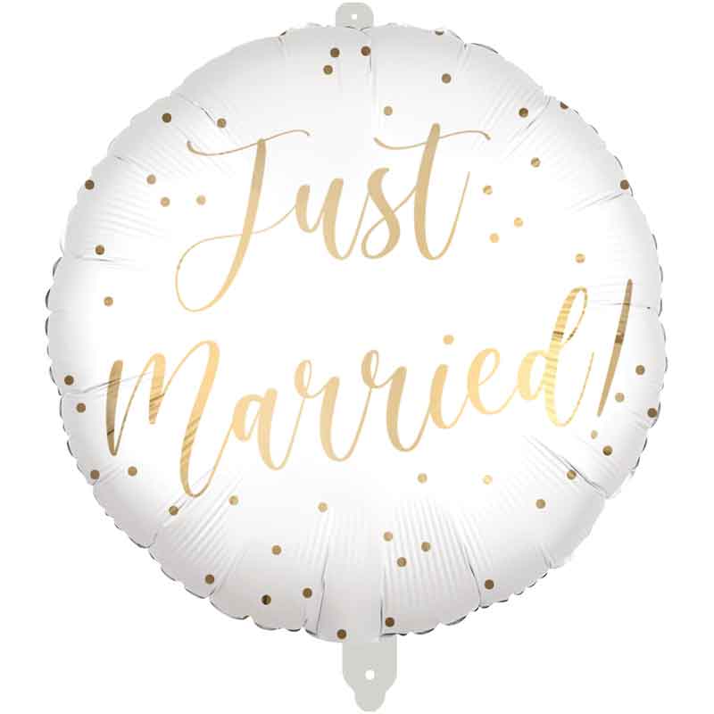Just Married 18" Foil Balloon