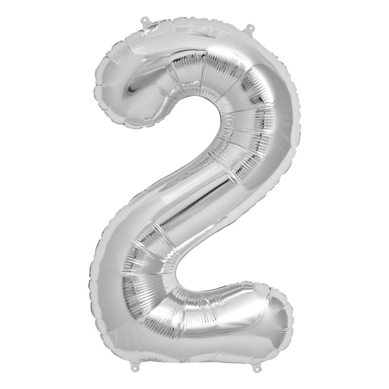 Supersize Silver Foil Balloon Nr. 2