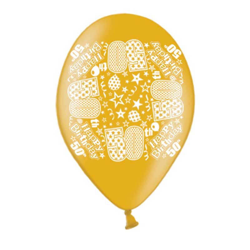 Age 50 Latex Balloons