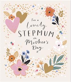 Lovely Stepmum on Mother's Day Card