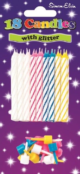 Assorted Colours Cake Candles