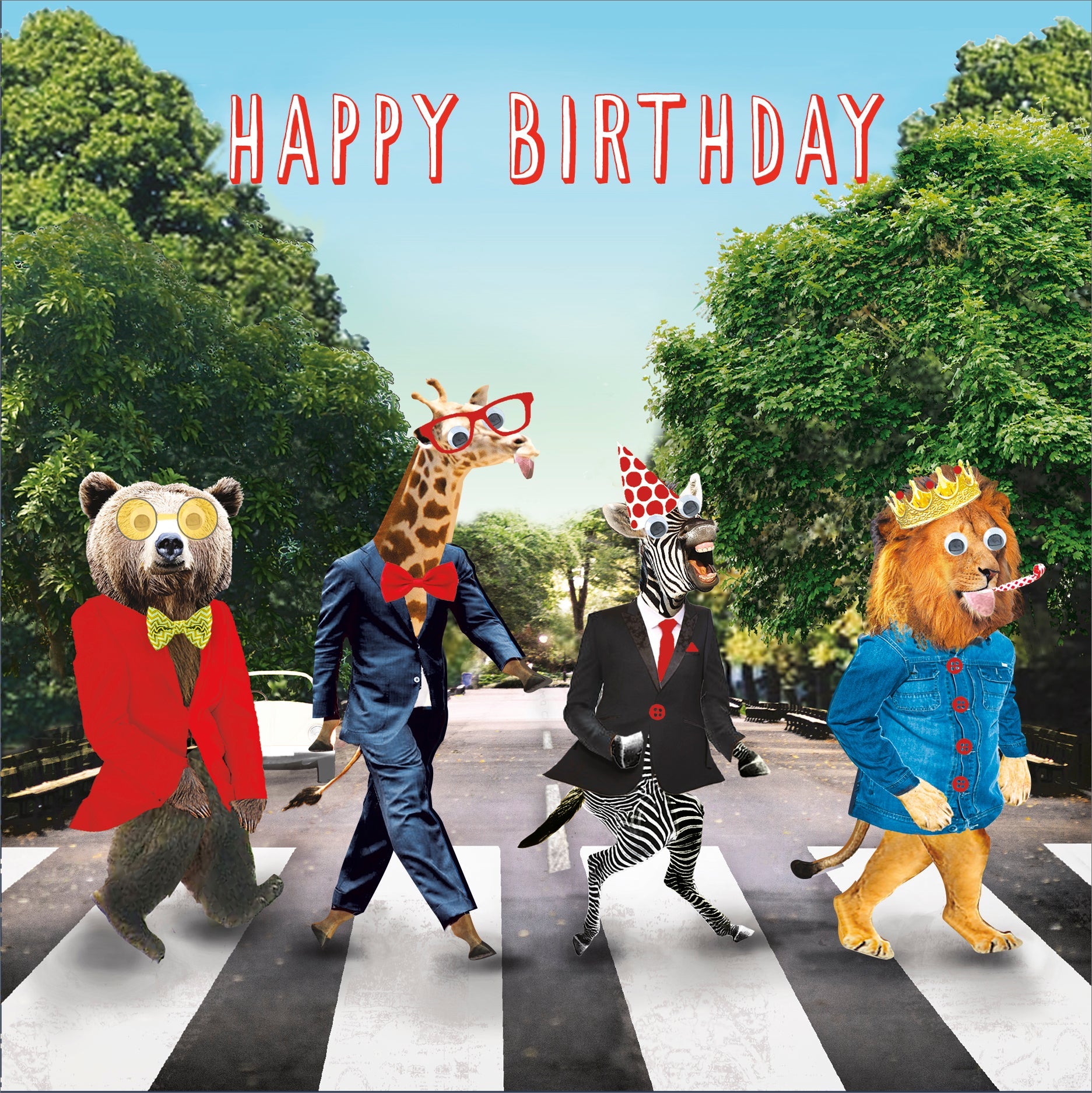 Abby Road Animals Card
