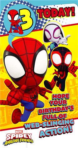 3rd Birthday Spidey Badge