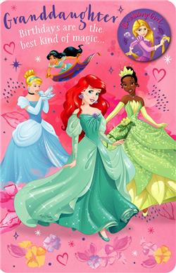 Granddaughter Birthday Disney Princess Badge
