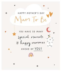 Mum To Be on Mother's Day Card