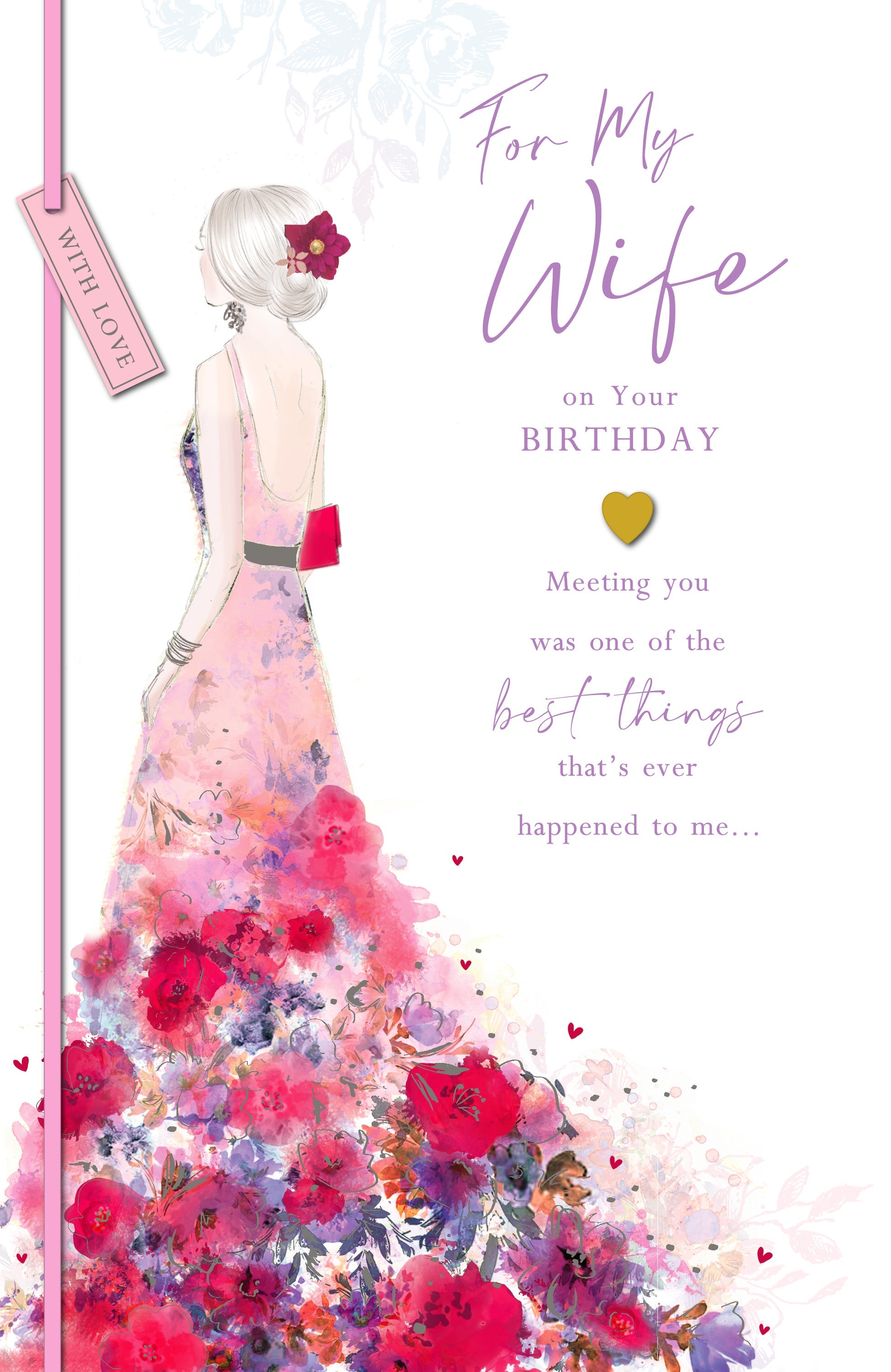 Wife Birthday Flower Dress