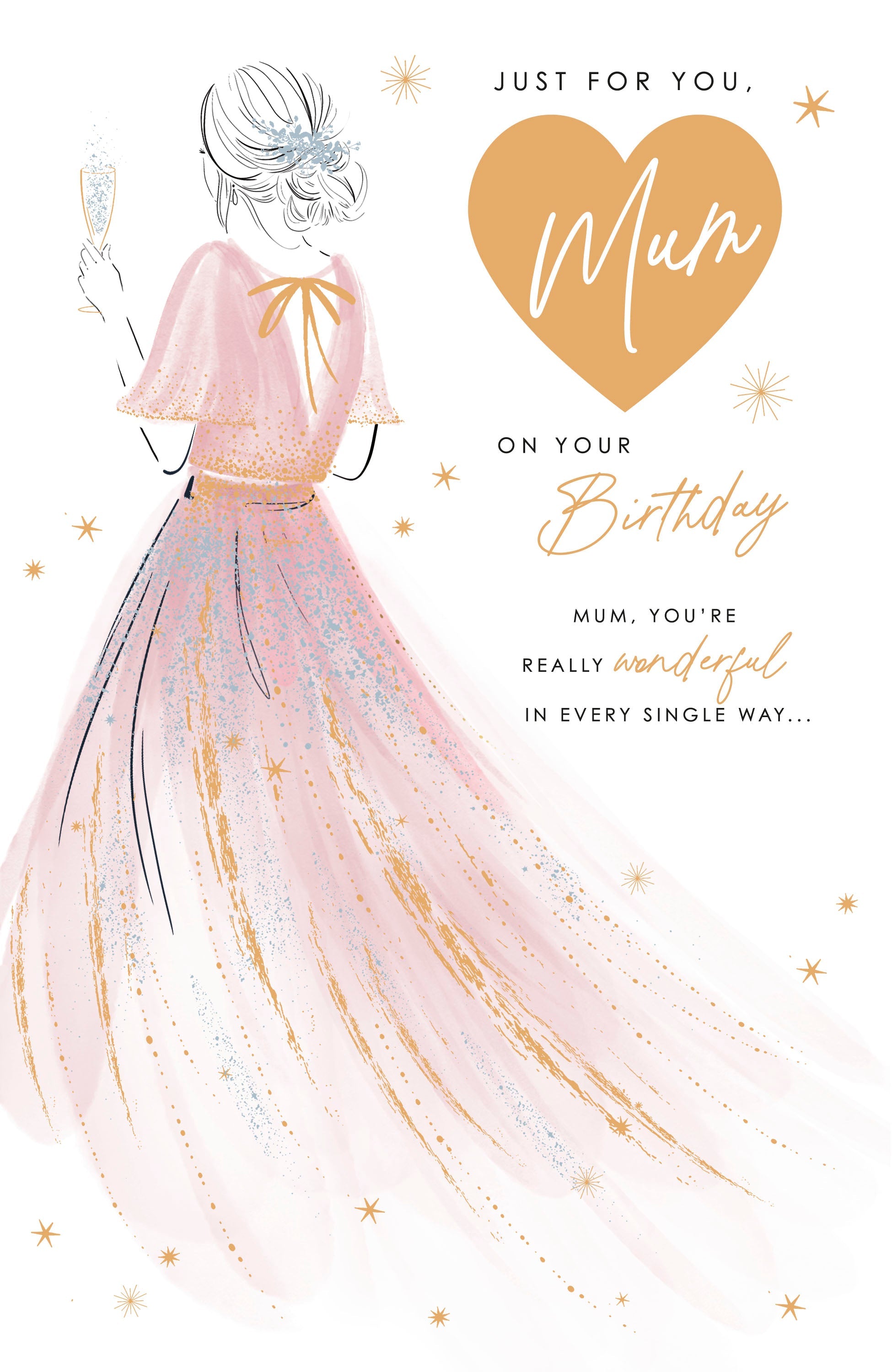 Mum Birthday Lady Pink Dress