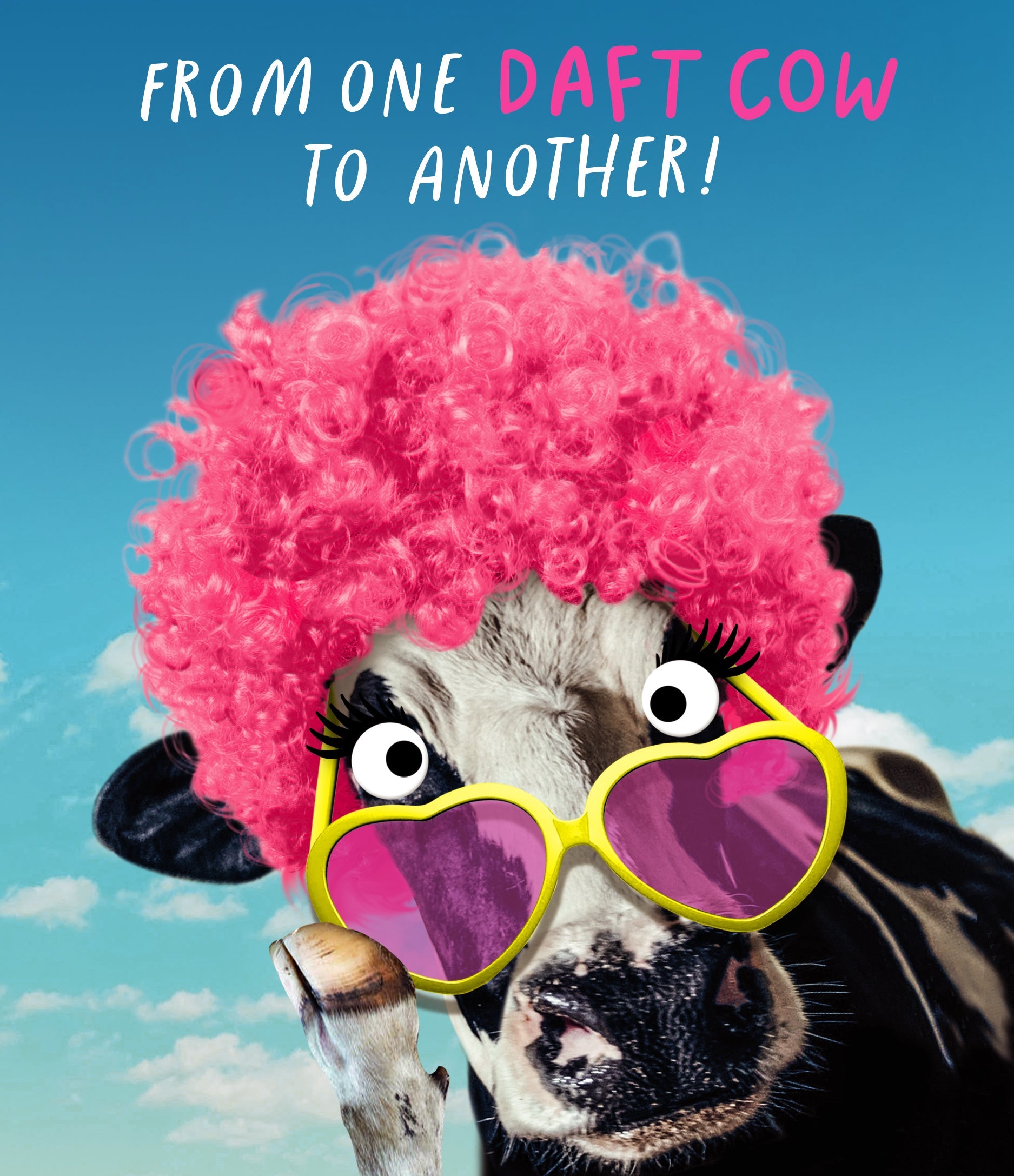 Happy Birthday Card - Daft Cow
