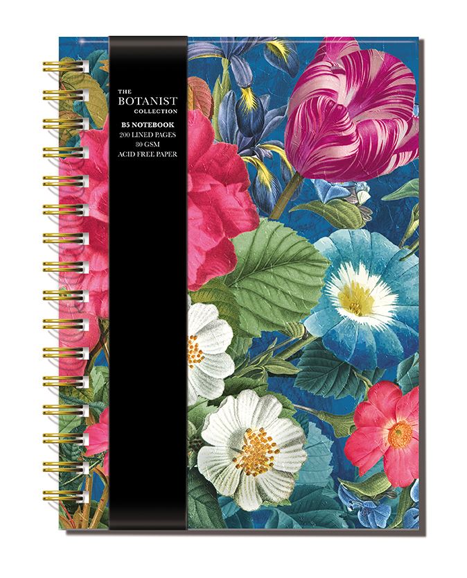 The Botanist Collection A5 Wiro Notebook