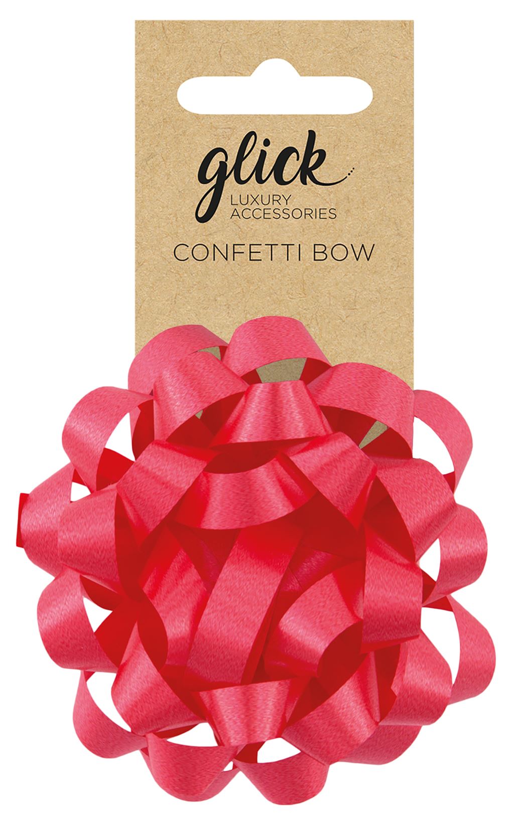 Gift Bow Confetti  Red