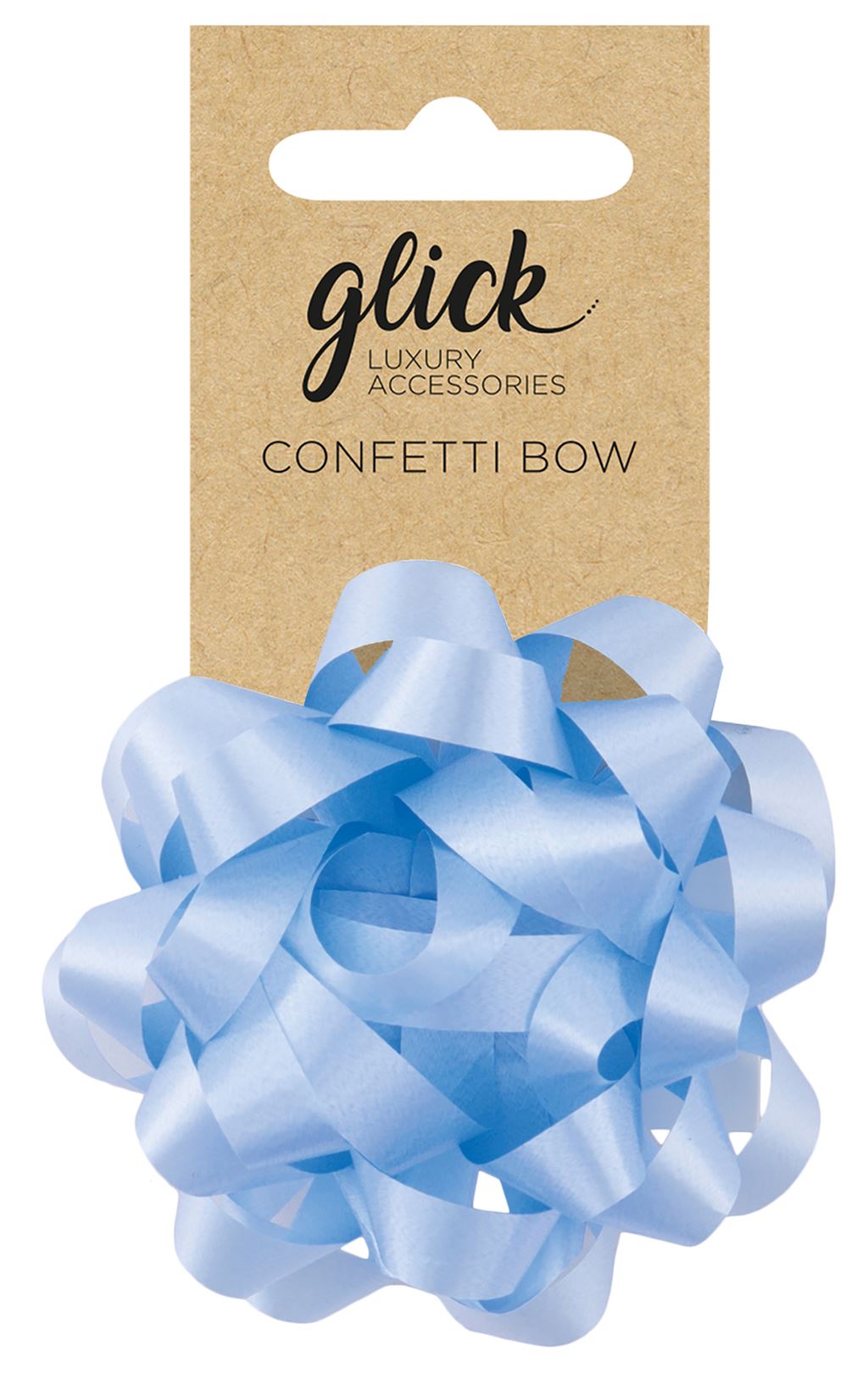 Gift Bow Confetti Light Blue