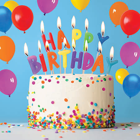 3D General Birthday Cake Multicolour