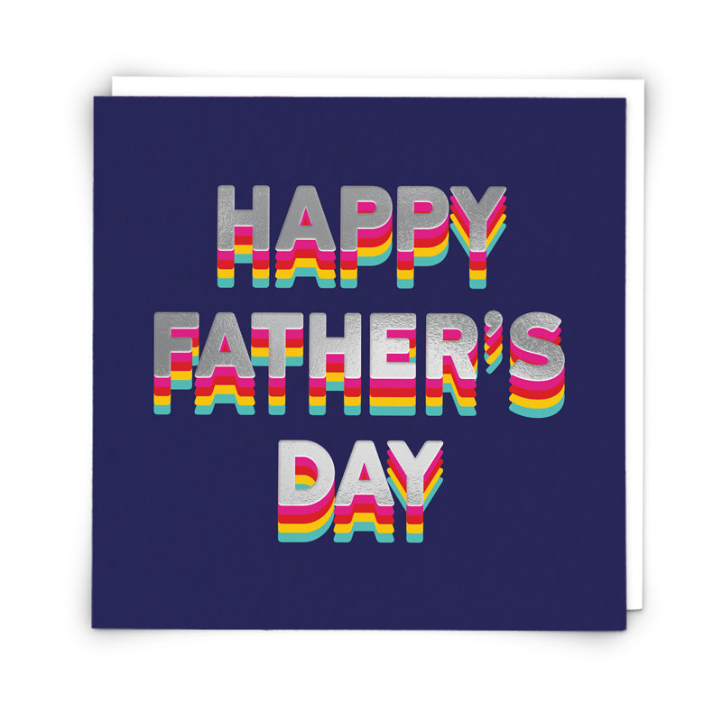 Rainbow Happy Father's Day Card