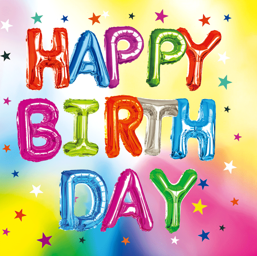 3D General Birthday Balloons