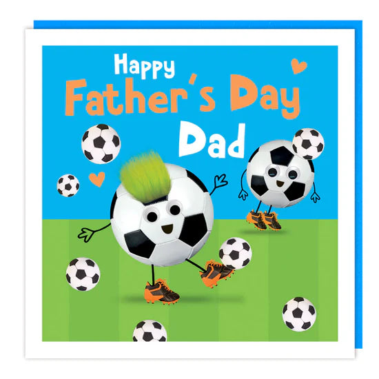 Fluff Football Father's Day Card