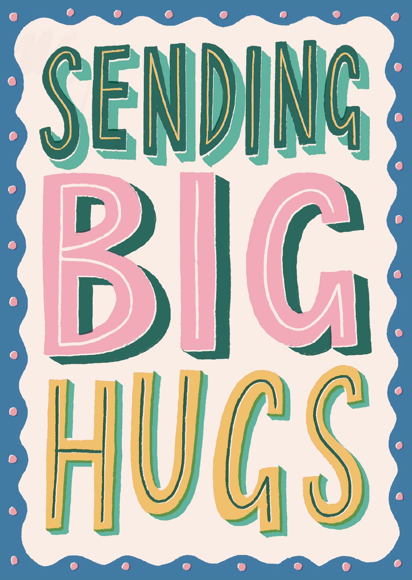 Sending Big Hugs Card