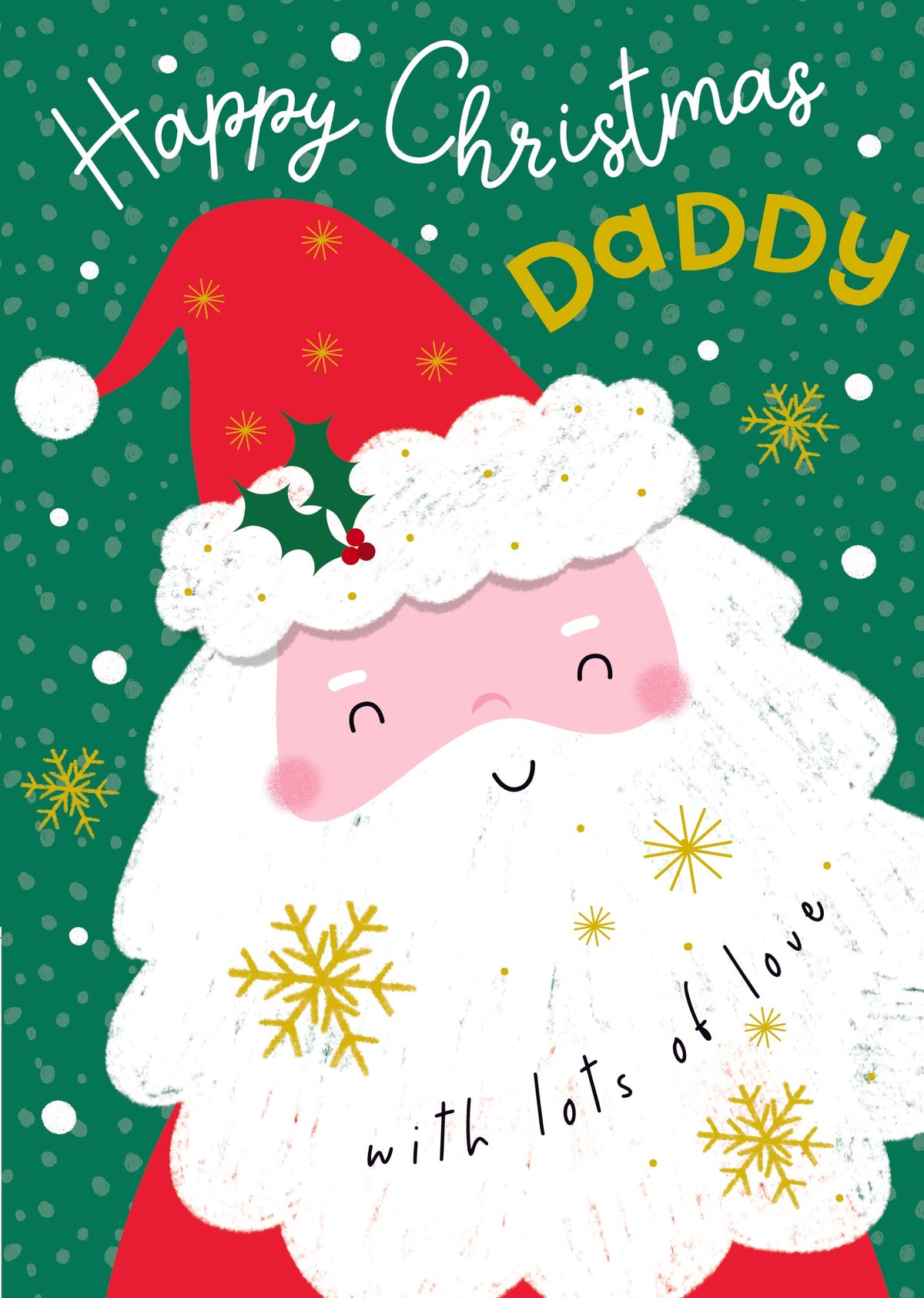 Cute Santa Happy Christmas Daddy