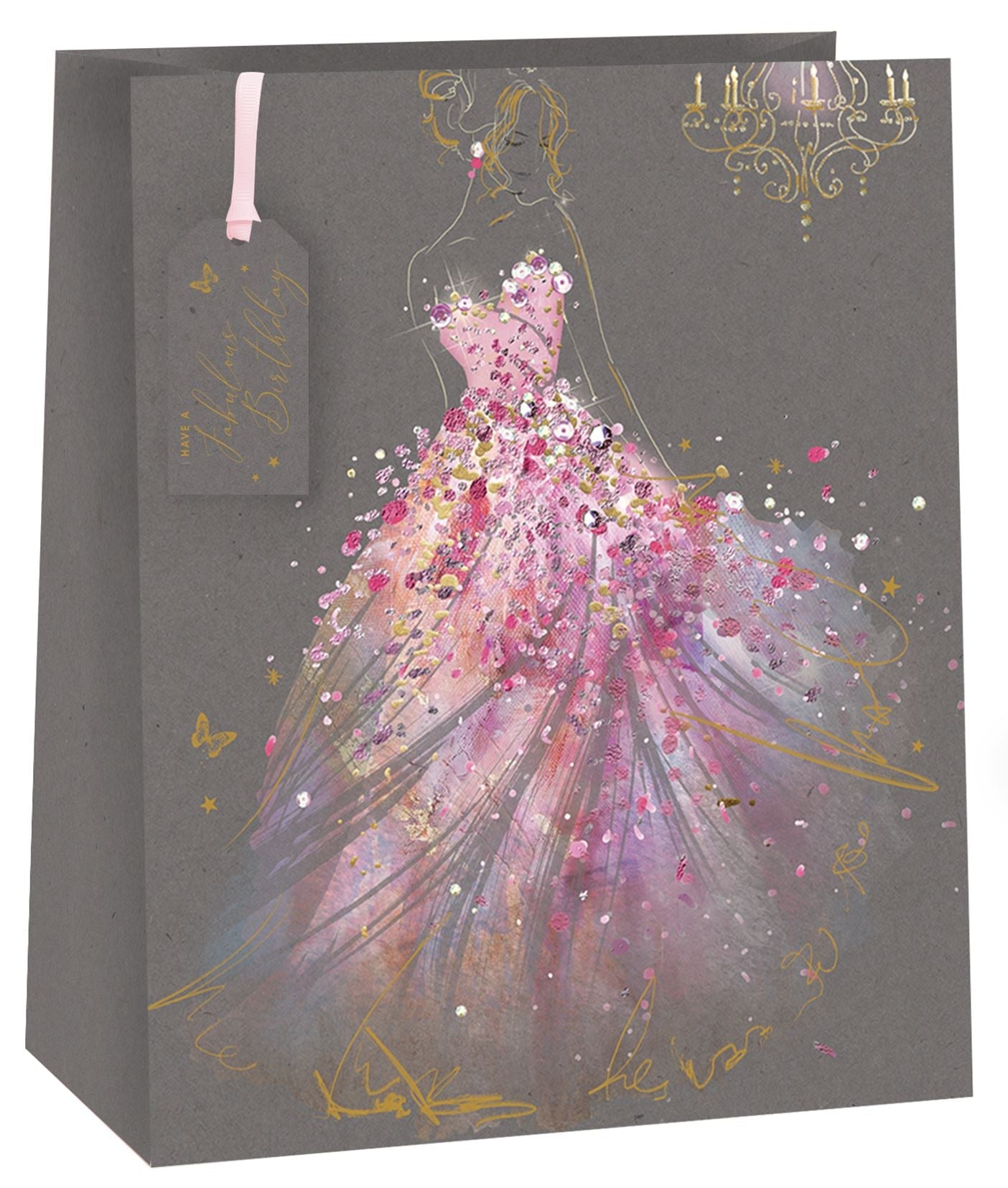 Gift Bag Large Beautiful Lady