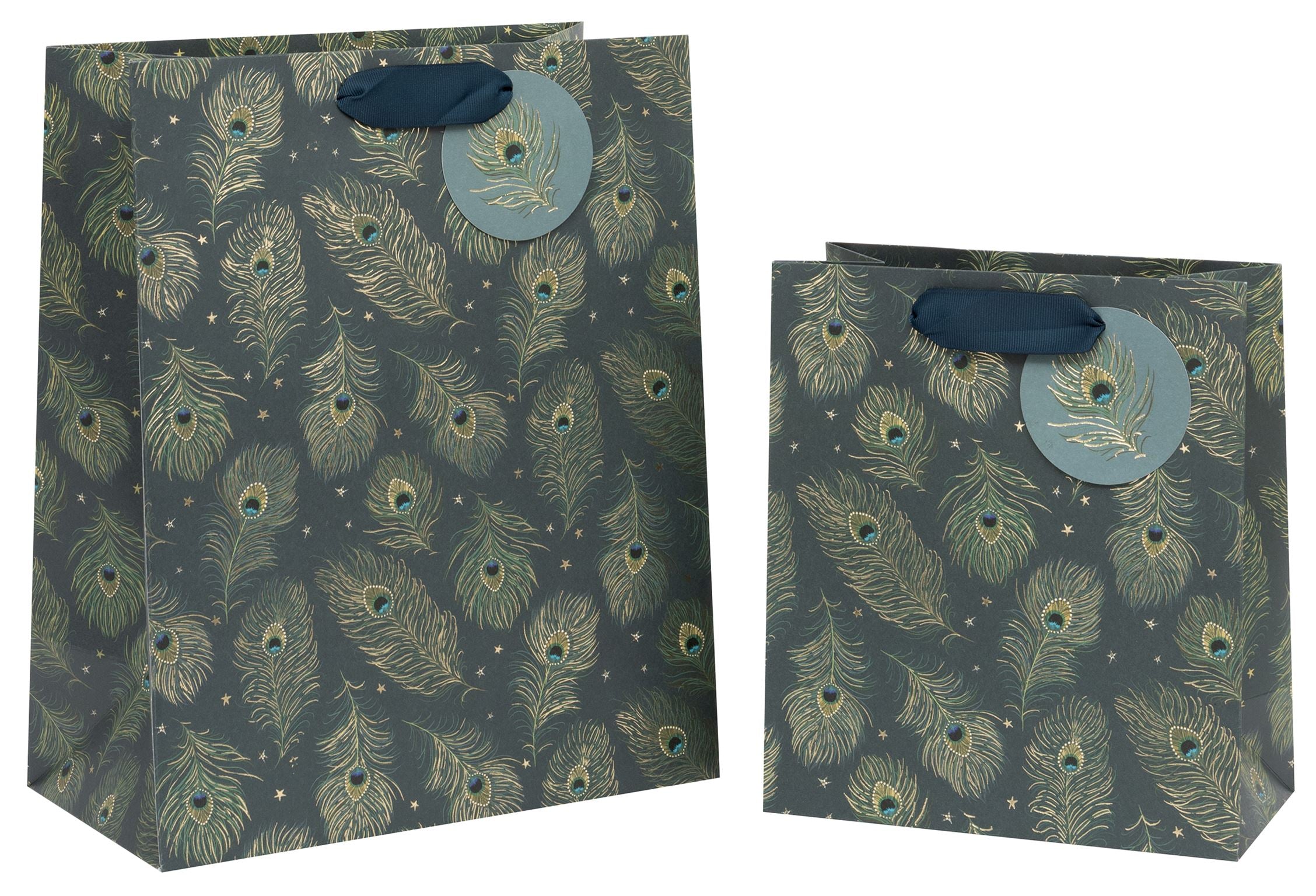 Gift Bag Large Peacock Quill