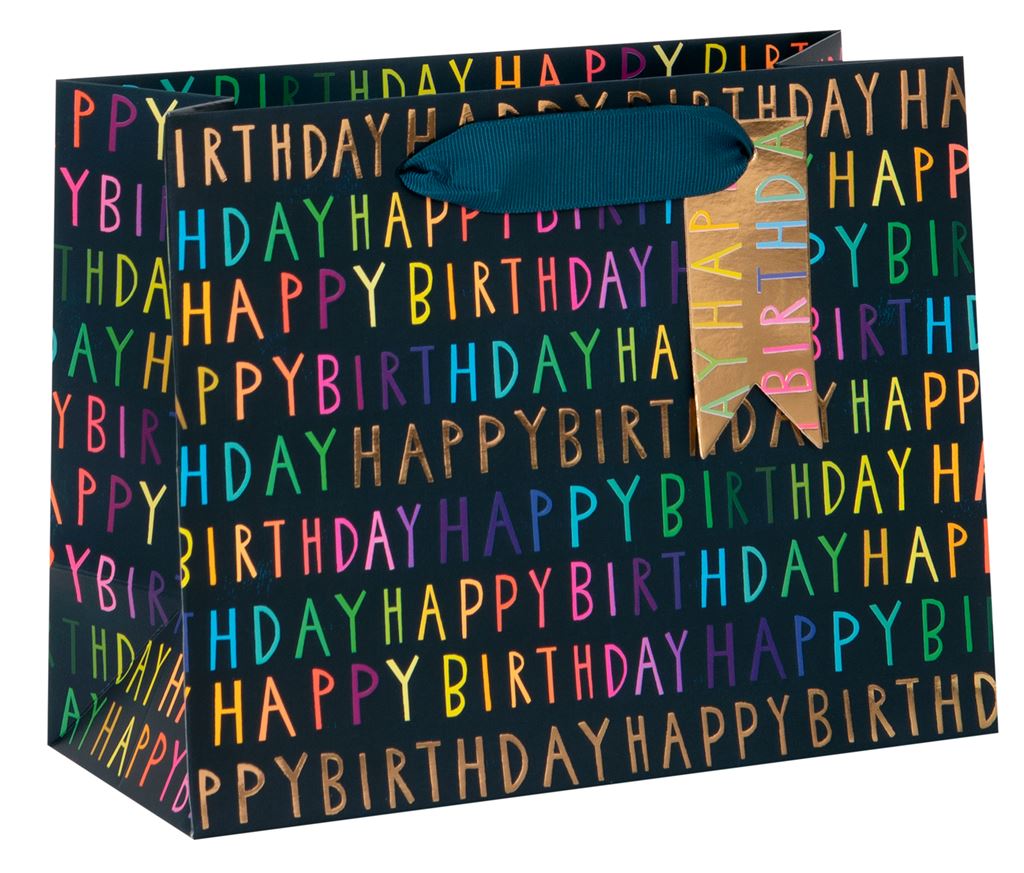 Gift Bag Landscape Medium Ps Birthday