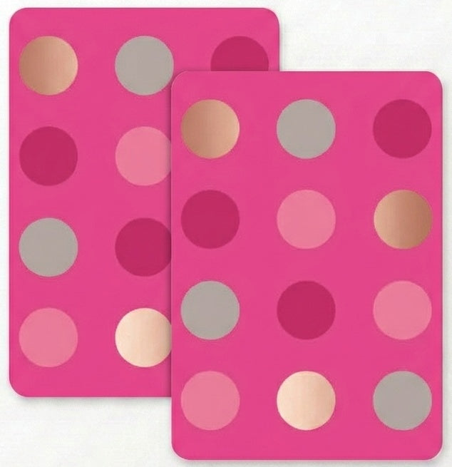 Pink Dots Gift Wrap - 2 Sheet 2 Tag