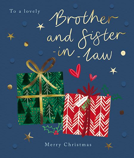 Brother & Sister-in-Law Presents Christmas Card
