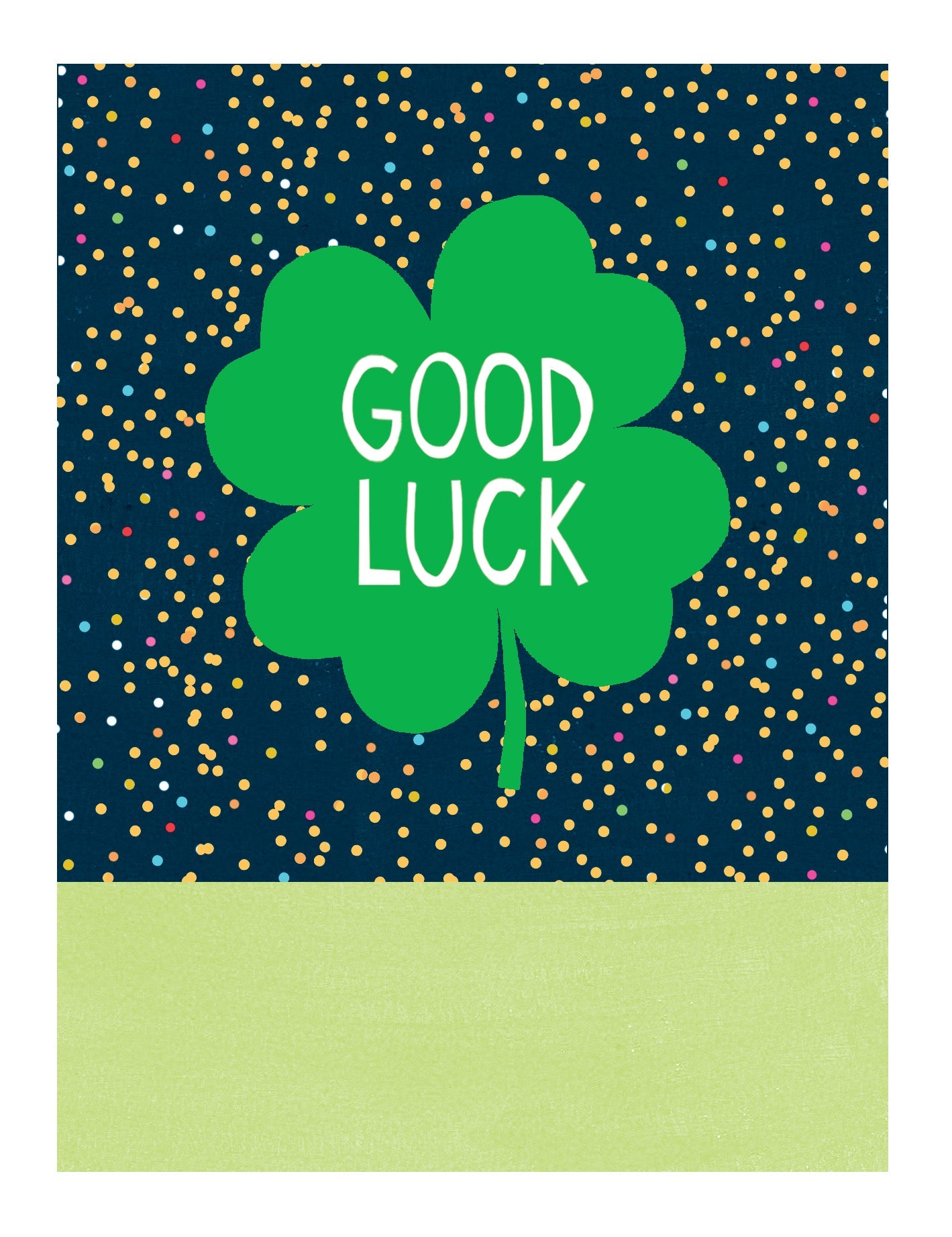 Good Luck Card Clover