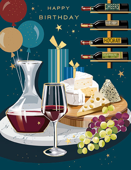 Happy Birthday Wine & Cheese