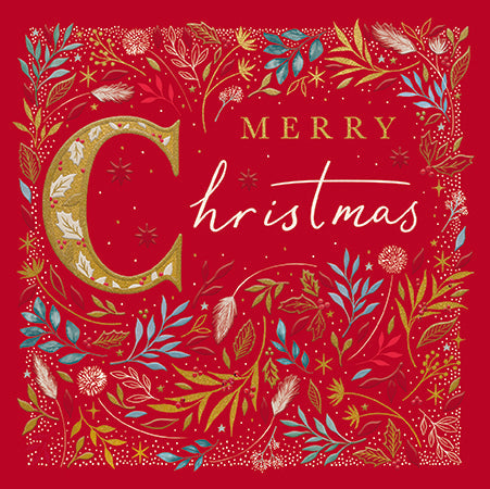 Traditional Red Merry Christmas