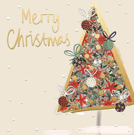 Festive Tree Christmas Card
