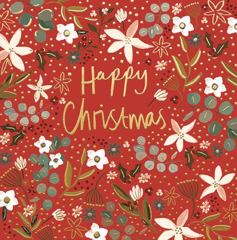 Festive Pattern Christmas Card