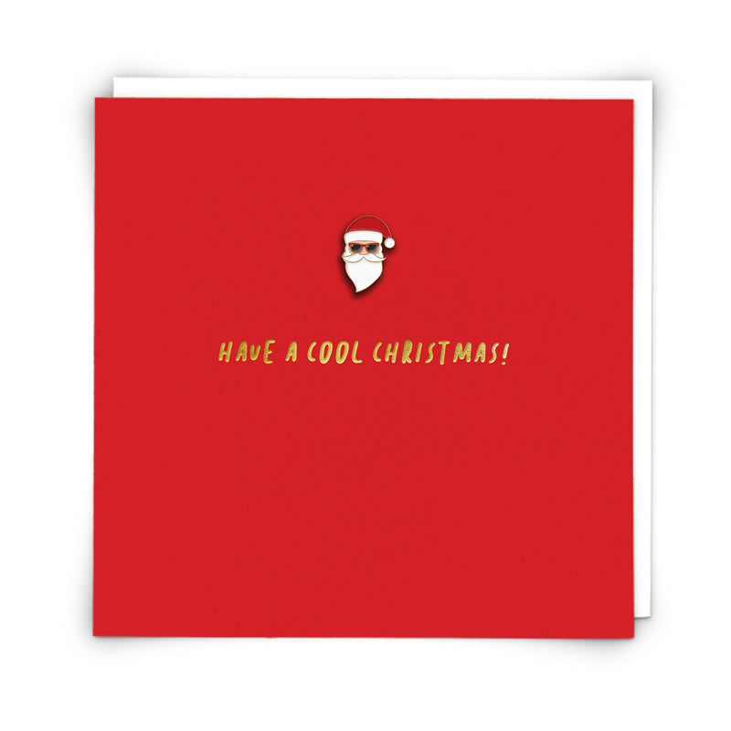Pin Cool Santa With Sunglasses