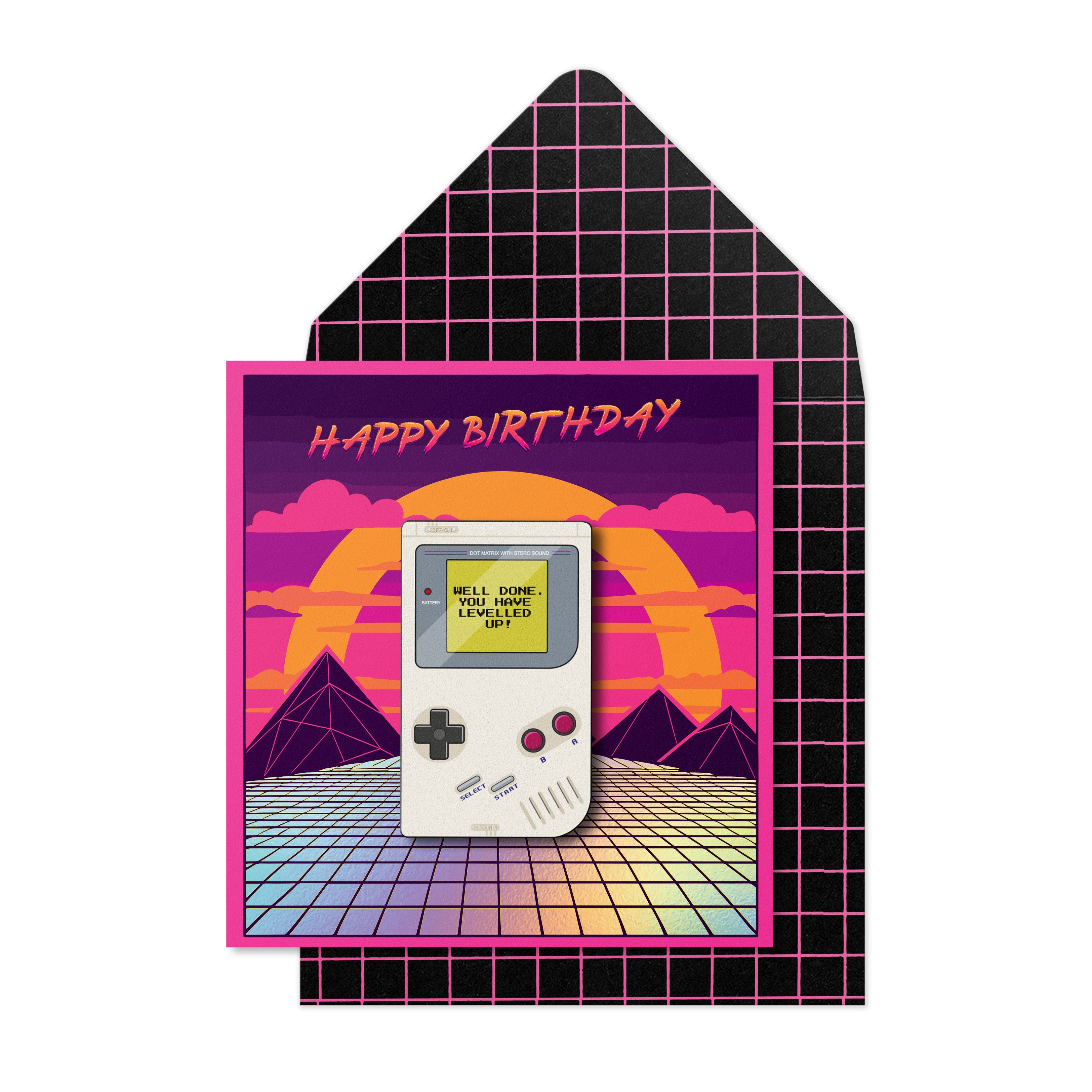 Birthday Game Boy  Card