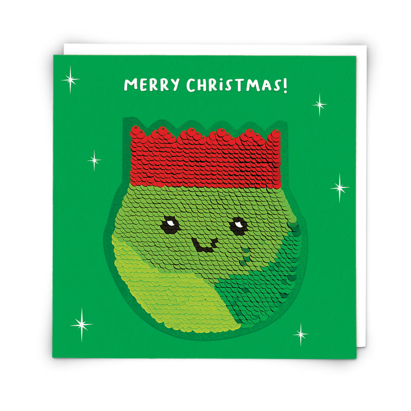 Sequin Brussels Sprout With Crown